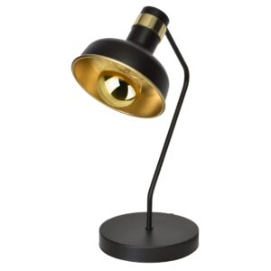 Lampa biurkowa MARGO BLACK/GOLD 1E27 - MLP6213